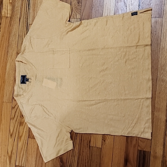 GRANCY Double Cuffs Design Curved Line Shirt, Size L